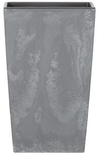 Goleto Plastový květináč 26,5 x 26,5 x 50 cm 26L | antracit