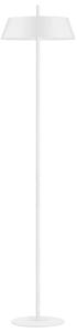Nova Luce Bílá kovová stojací LED lampa Velio 147 cm