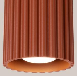 Sollux SL.1799 - Bodové svítidlo AURA 1xGU10/10W/230V 10 cm oranžová