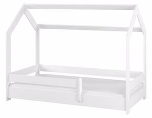 Dětská postel Domeček 160x80 cm Bílá - Bez šuplíku