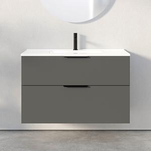 Toaletní stolek TIM 100 cm s umyvadlem - možnost volby barvy