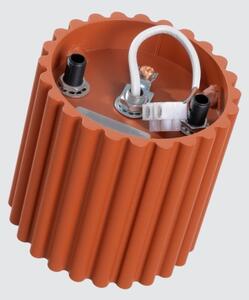 Sollux SL.1799 - Bodové svítidlo AURA 1xGU10/10W/230V 10 cm oranžová