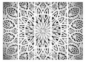 Murando DeLuxe Paraván bílá mandala Velikost: 225x172 cm