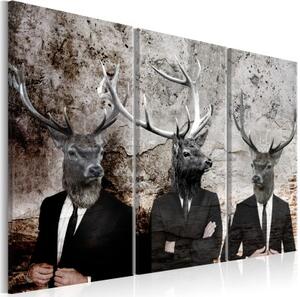 Obraz - Deer in Suits I