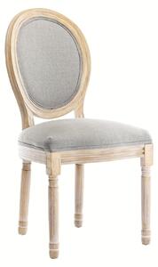 Francouzská vintage jídelní židle – bistro židle – retro židle – židle do kavárny – jídelní židle – masivní dřevěná konstrukce – ergonomická, oválná opěrka zad – s pohodlným sedákem