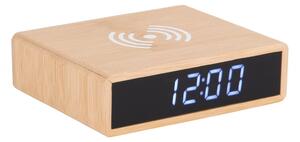 LED budík-hodiny 5934 Karlsson s nabíječkou smartphonů 10cm