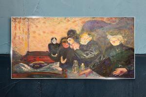 Obraz na skle Obraz na skle Smrt Edvard Munch