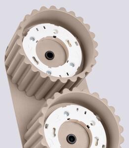 Sollux SL.1818 - Bodové svítidlo AURA 2xGX53/10W/230V taupe