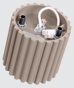 Sollux SL.1814 - Bodové svítidlo AURA 1xGU10/10W/230V 10 cm taupe