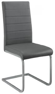 Goleto Konzolová židle Vegas šedá | 4 ks