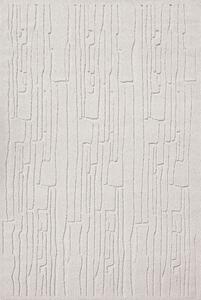 Kusový koberec vlněný Agnella Morphic Rifts V světle šedý Rozměr: 133x195 cm