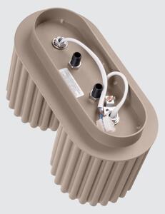 Sollux SL.1815 - Bodové svítidlo AURA 2xGU10/10W/230V taupe