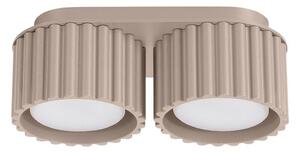 Sollux SL.1818 - Bodové svítidlo AURA 2xGX53/10W/230V taupe
