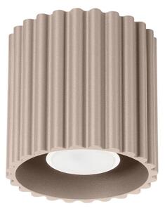 Sollux SL.1814 - Bodové svítidlo AURA 1xGU10/10W/230V 10 cm taupe