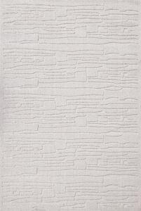 Kusový koberec vlněný Agnella Morphic Rifts H světle šedý Rozměr: 133x195 cm