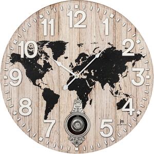 Lowell Italy Designové kyvadlové hodiny 21546 Lowell 58cm