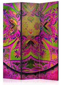 Murando DeLuxe Paraván mandala růžová síla I Velikost: 135x172 cm