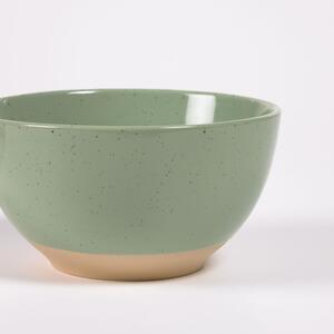 Světle zelená keramická miska Kave Home Aratani 14,5 cm
