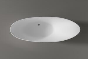 Volně stojící akrylátová vana SOPHIE bílá - 190 x 80 x 82,80 cm