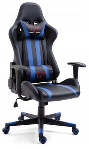 Kancelářská židle KORAD FG-33, 71x125-135x70, modrá/černá