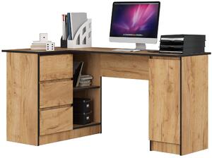 Designový psací stůl ROMAN155L, dub Craft