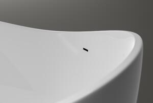 Volně stojící akrylátová vana WAVE bílá - 180 x 110 x 62 cm - možnost volby povrchu