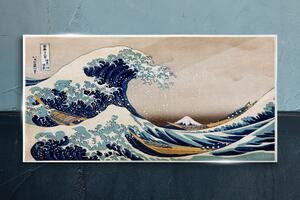 Obraz na skle Obraz na skle Kanagawa je velká vlna