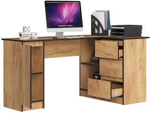 Designový psací stůl ROMAN155P, dub Craft