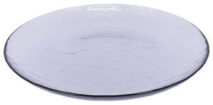 Fialový skleněný talíř Kave Home Rori 26,3 cm
