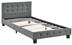 Goleto Čalouněná postel Manresa 90 x 200 cm | šedá