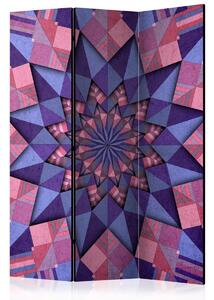 Murando DeLuxe Paraván hvězdná mandala - růžová fialová Velikost: 135x172 cm