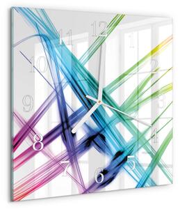 Skleněné hodiny Abstrakce zskb-30x30-00057638