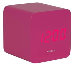 Designové LED hodiny s budíkem 5982BP Karlsson 7cm