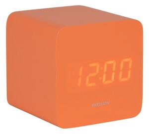 Designové LED hodiny s budíkem 5982OR Karlsson 7cm