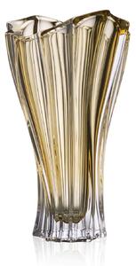 Aurum Crystal váza Plantica amber 320 mm