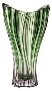 Aurum Crystal váza Plantica green 320 mm