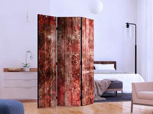 Murando DeLuxe Paraván staré červené dřevo Velikost: 135x172 cm