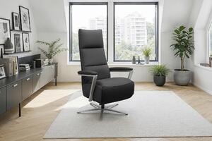 RELAXAČNÍ KŘESLO, kůže, černá Sit & More - Online Only křesla & taburety, Online Only