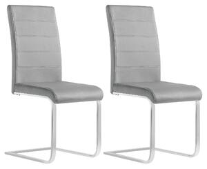 Jídelní židle - Jídelní židle - Židle - Ergonomická židle - 2 kusy/sada - Galvanizovaná kovová konstrukce
