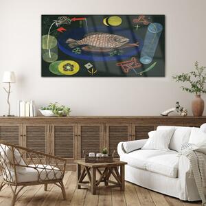 Obraz na skle Obraz na skle Kolem ryb Paul Klee