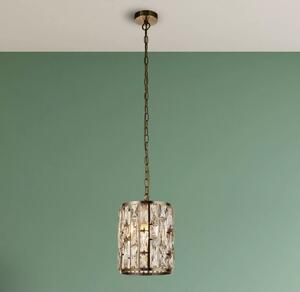 Searchlight 6581-1AB Závěsné glamour svítidlo BIJOU patina, průměr 22cm