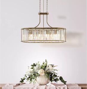 Searchlight 8095-5AB Závěsné glamour svítidlo VICTORIA patina