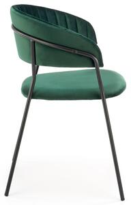 Jídelní židle DORIA tmavě zelená