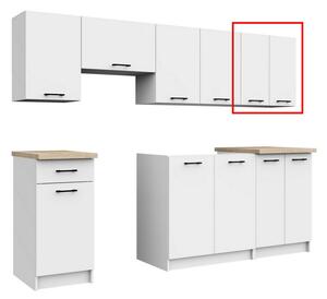 Kuchyňská skříňka horní dvoudveřová OLIWIA W80 2D, 80x58x30, bílá