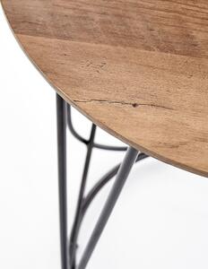 Přístavný stolek HADES S ořech/černá