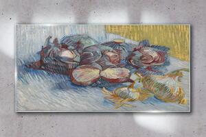 Obraz na skle Obraz na skle Zelí a cibule van Gogh