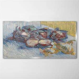 Obraz na skle Obraz na skle Zelí a cibule van Gogh