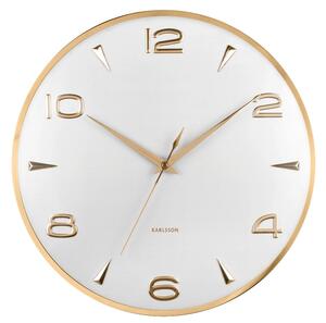 Designové nástěnné hodiny 6017WH Karlsson 40cm
