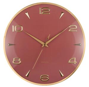 Designové nástěnné hodiny 6017RD Karlsson 40cm