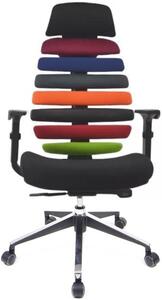 MERCURY Kancelářská židle FISH BONES PDH barevná, 3D područky
